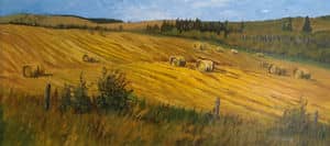 Oil painting by Ellen Lorne — Rolled Oats