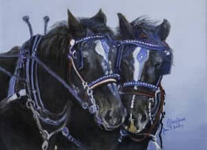 Oil painting by Ellen Lorne — Terry's Boys