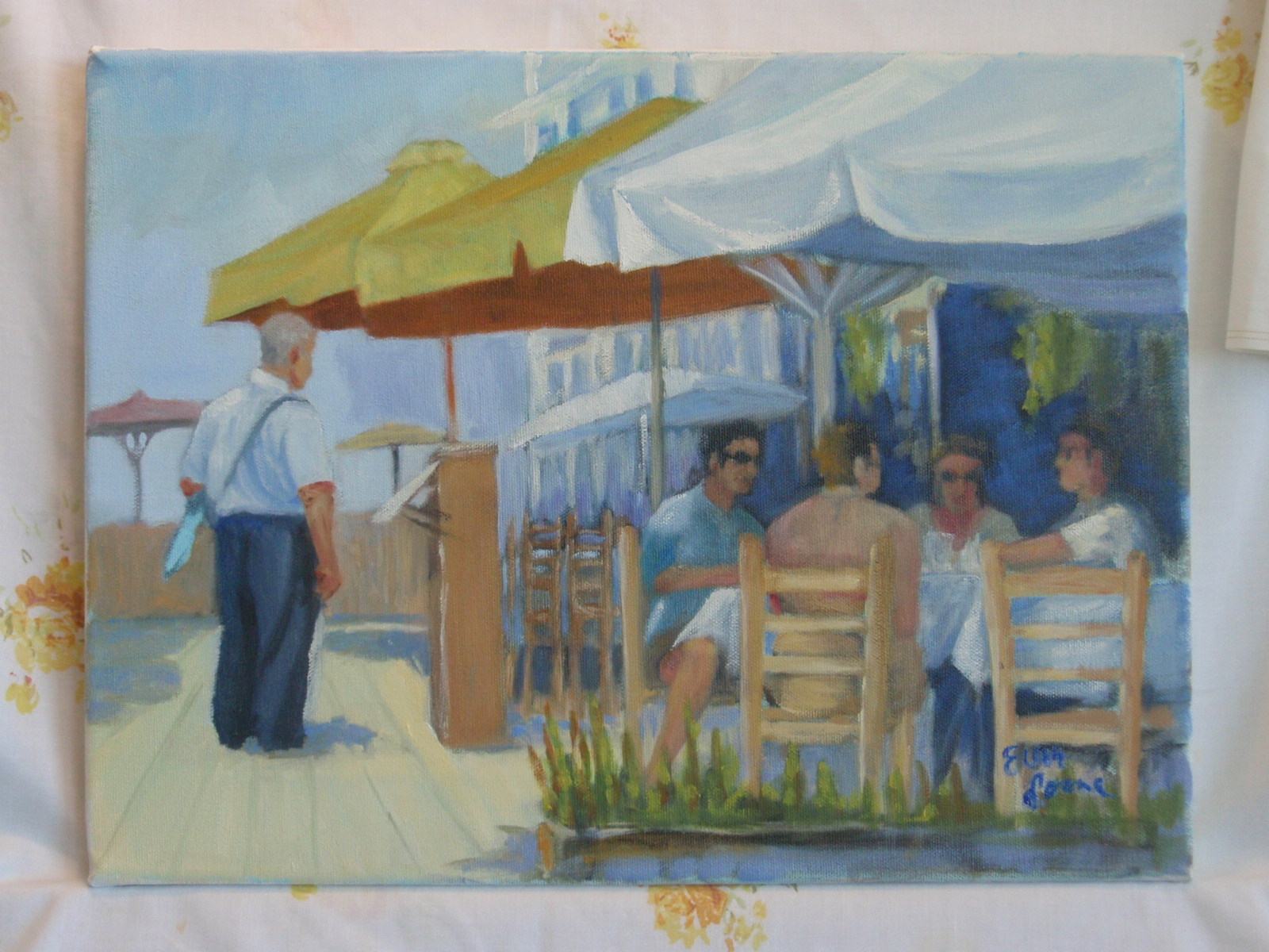 Oil painting by Ellen Lorne — What's for Lunch